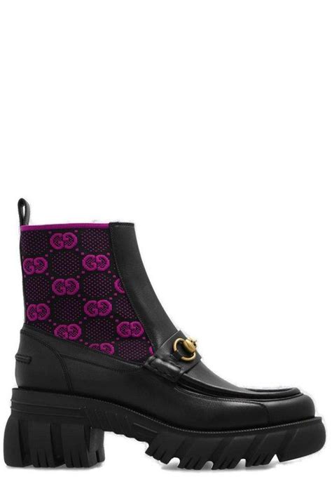 chunky boots gucci|gucci goth boots.